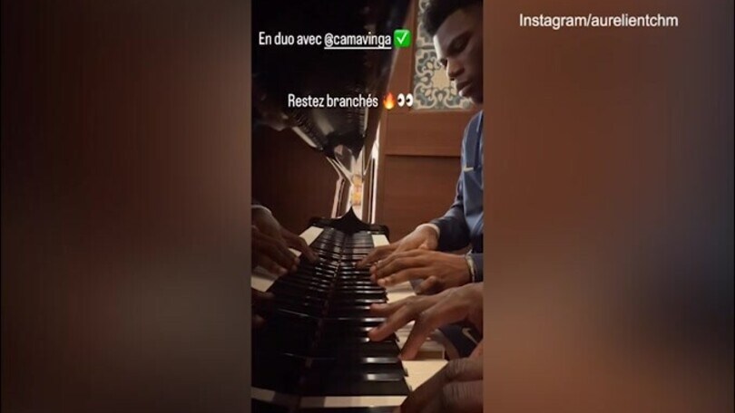 Francia, Camavinga e Tchouameni stupiscono: ecco il video al pianoforte
