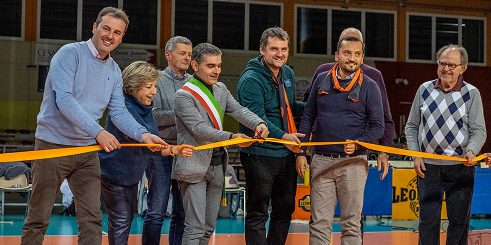 BEA Chieri inaugura il Pala Gialdo con il taglio del nastro del sindaco Alessandro Sicchiero