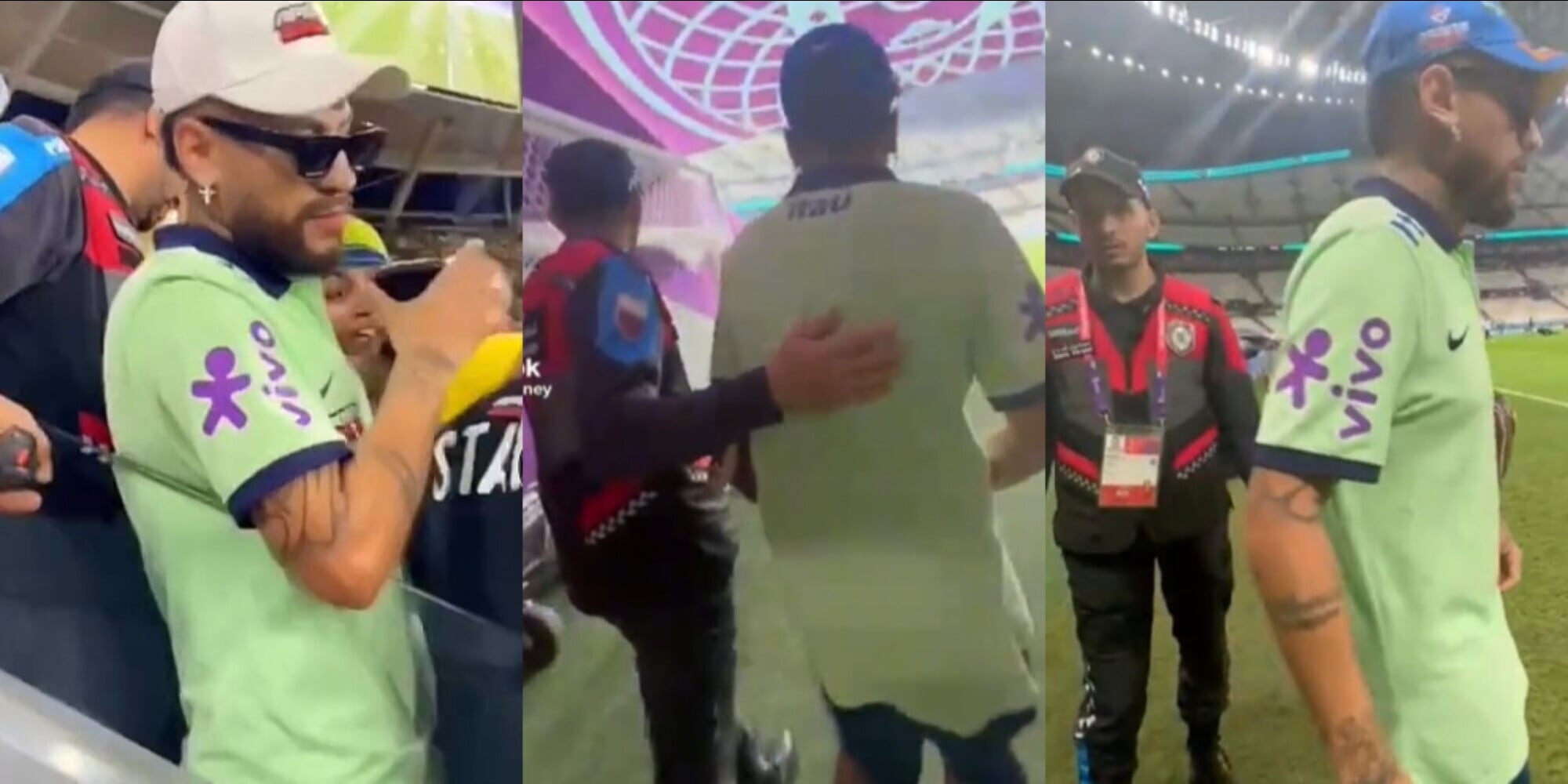 Mondiali 2022, il sosia di Neymar beffa tutti ed entra in campo