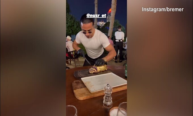 Brasile, a cena da Nusr-Et c'è....Bremer