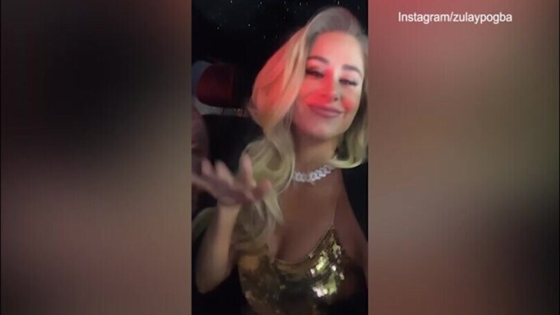 Per i Pogba è tornato il sereno: mentre Paul guida... Zulay balla!
