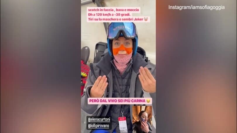 Sci, Goggia-Curtoni: il siparietto social è divertente!