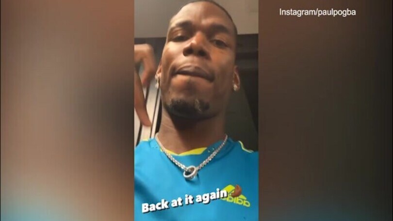 Juve, Pogba si allena a ritmo di musica: ecco il messaggio per i tifosi