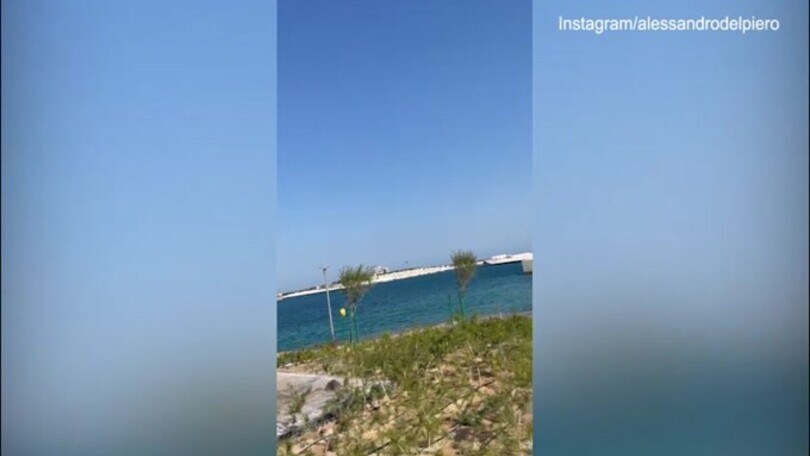 Non solo televisione, la corsa di Del Piero per le vie di Doha