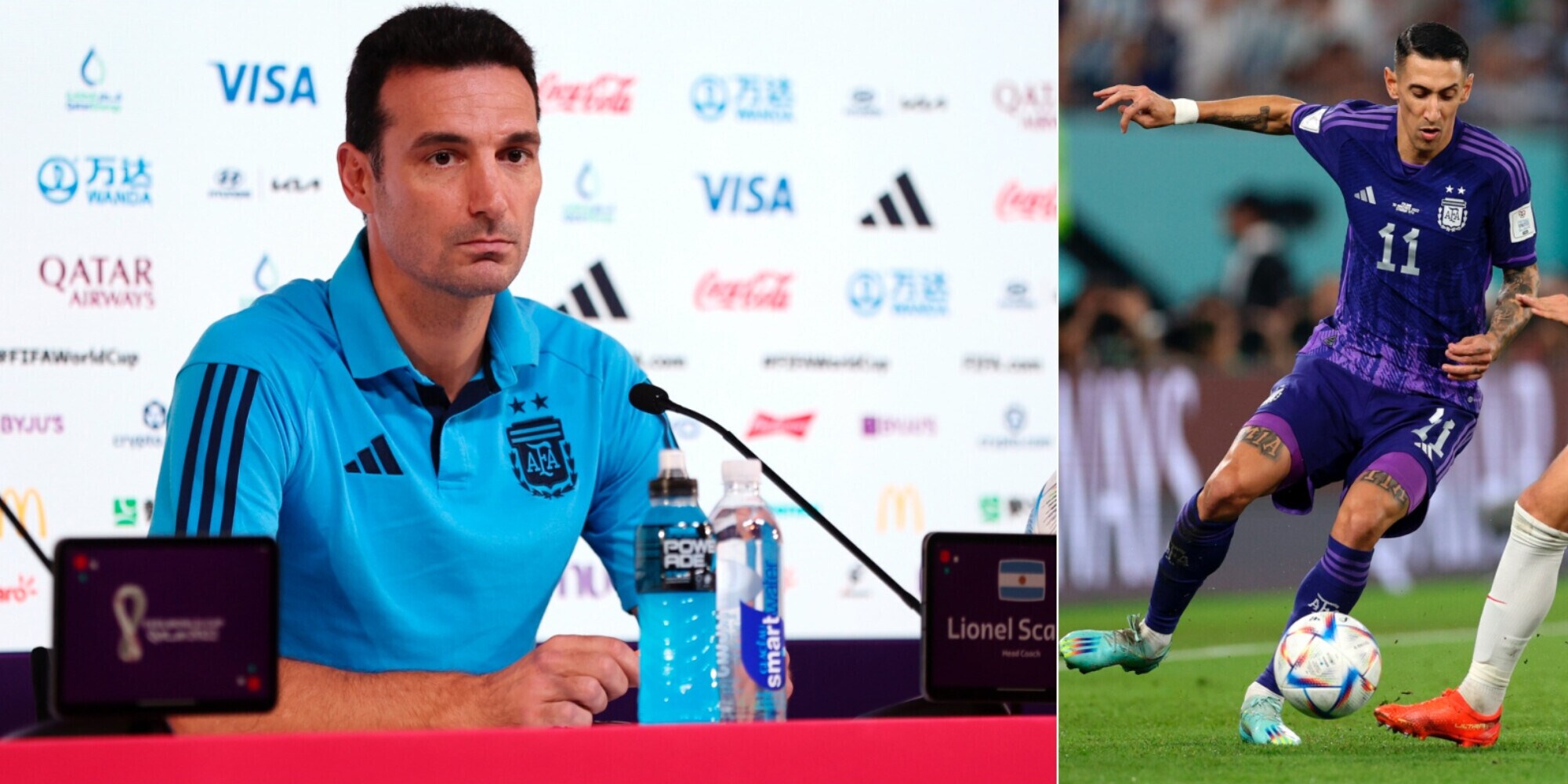 Scaloni su Argentina- Australia: "Da valutare le condizioni di Di Maria"