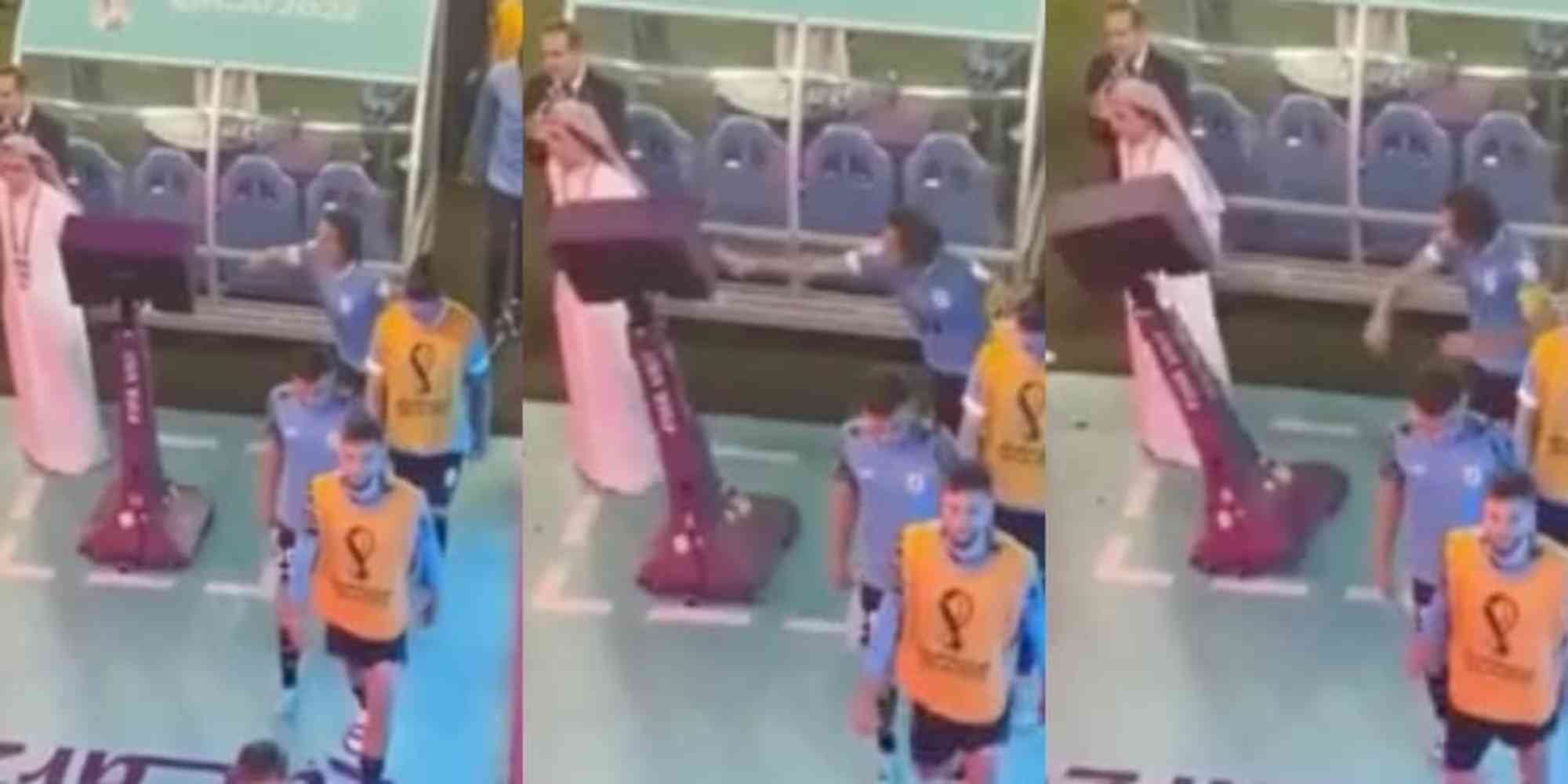 Rigore negato e Uruguay eliminato: Cavani sfoga la rabbia contro il monitor del Var