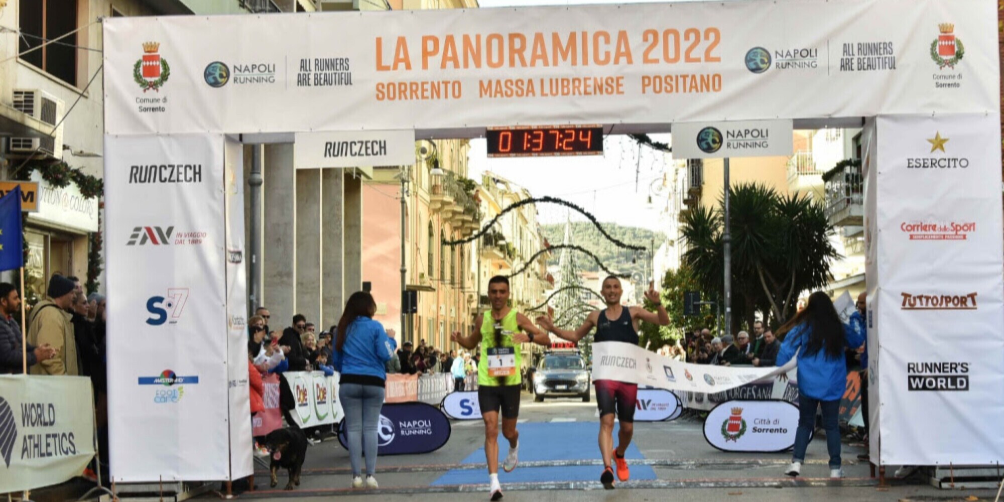 Festa da 1000 persone alla Panoramica Sorrento-Massa Lubrense-Positano 27km