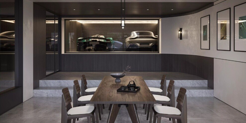Spa, cinema e super garage: ecco la prima villa di Aston Martin