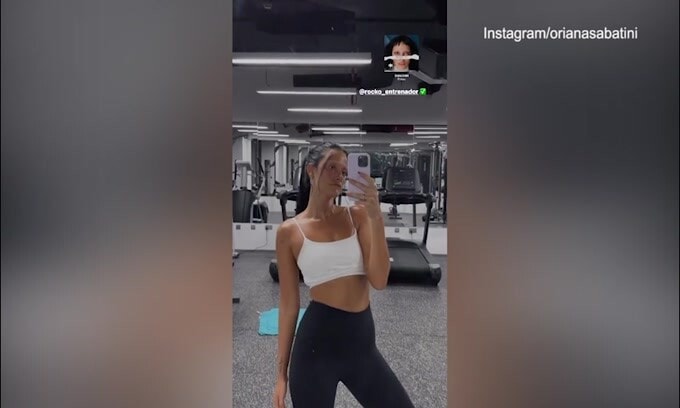 Oriana Sabatini e il post-palestra a ritmo di musica!