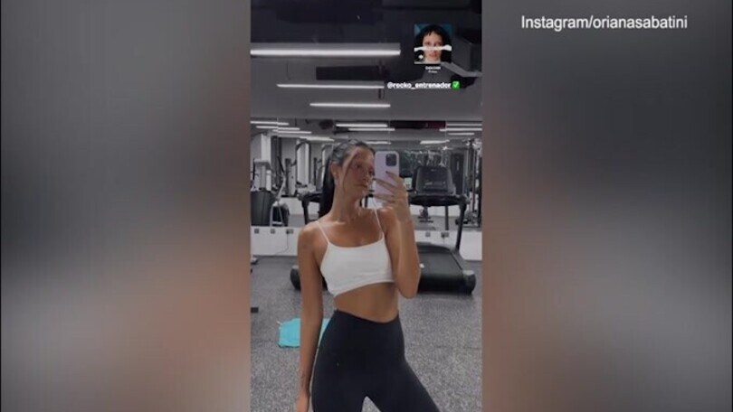 Oriana Sabatini e il post-palestra a ritmo di musica!