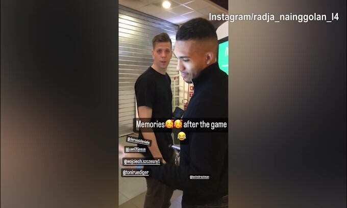 Roma, i ricordi di Nainggolan in una serata al fast food
