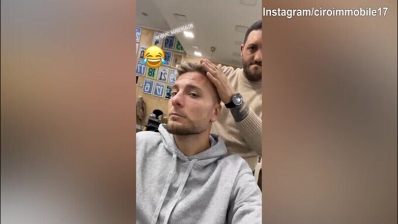 Lazio, il nuovo taglio di capelli di Ciro Immobile