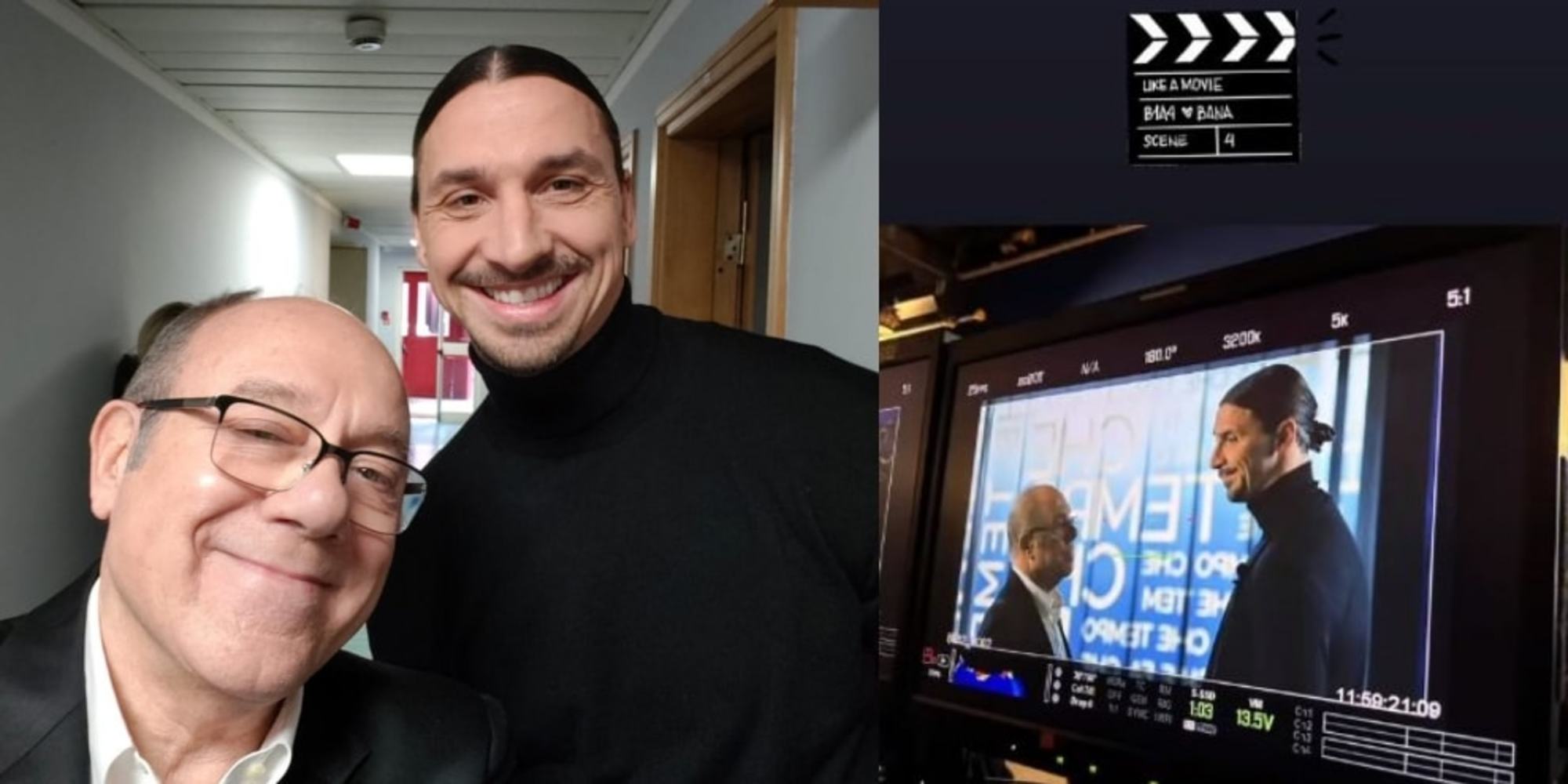Verdone-Ibrahimovic: la strana coppia dal set alle dediche social