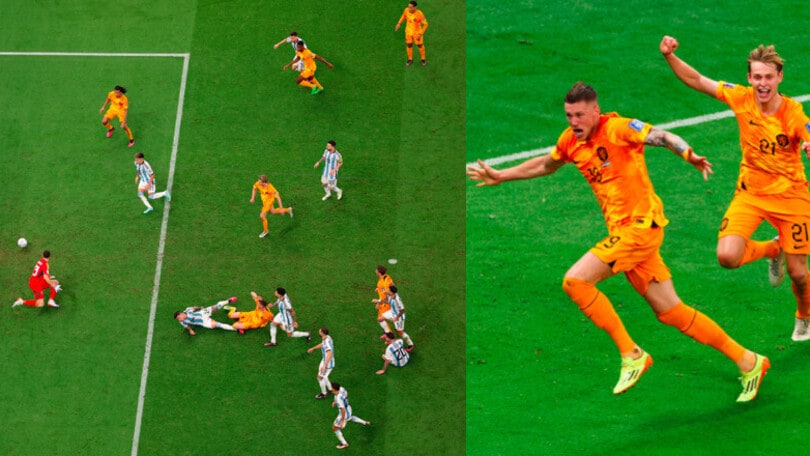Olanda-Argentina, Weghorst fa 2-2: lo schema su punizione è perfetto