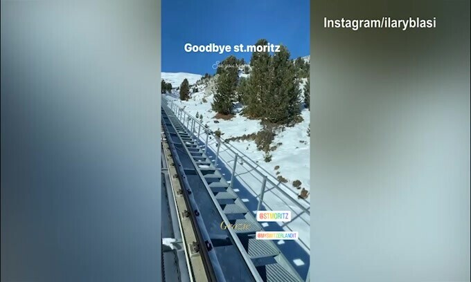 Ilary Blasi saluta: "Ciao Saint Moritz"