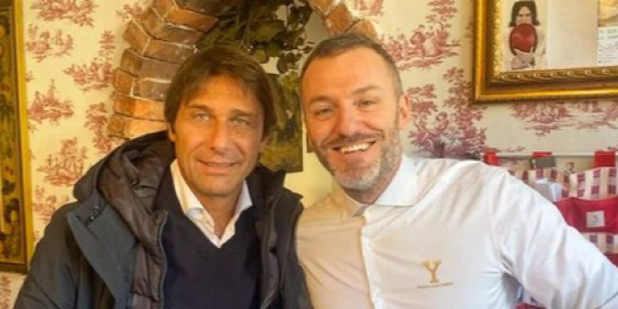 Conte mangia a Torino, i tifosi della Juventus impazziscono. E il contratto...