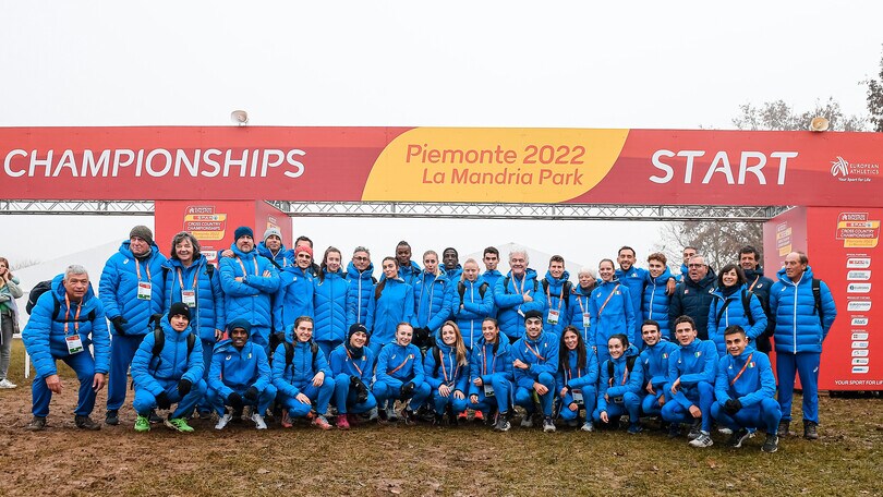 Europei di cross Piemonte 2022-La Mandria Park, gli azzurri!
