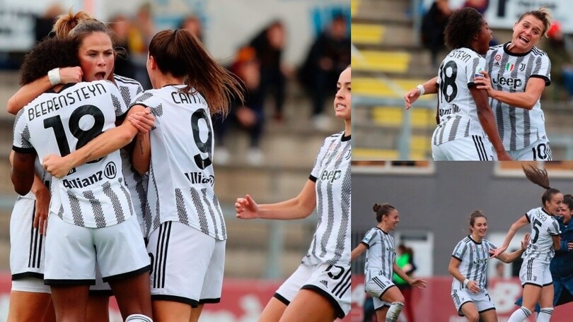 Beerensteyn show, Juventus da favola: battuta 4-2 la Roma