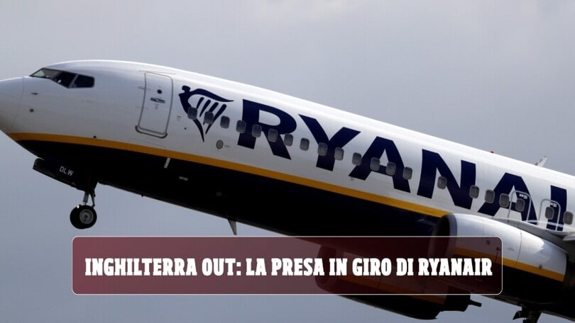 Inghilterra out: la presa in giro di Ryanair
