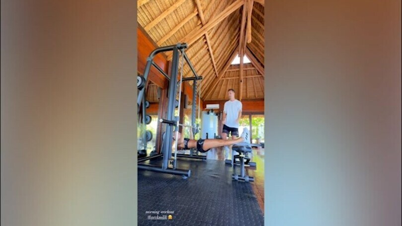 Milik pensa già alla Juve: il video dell'allenamento in palestra