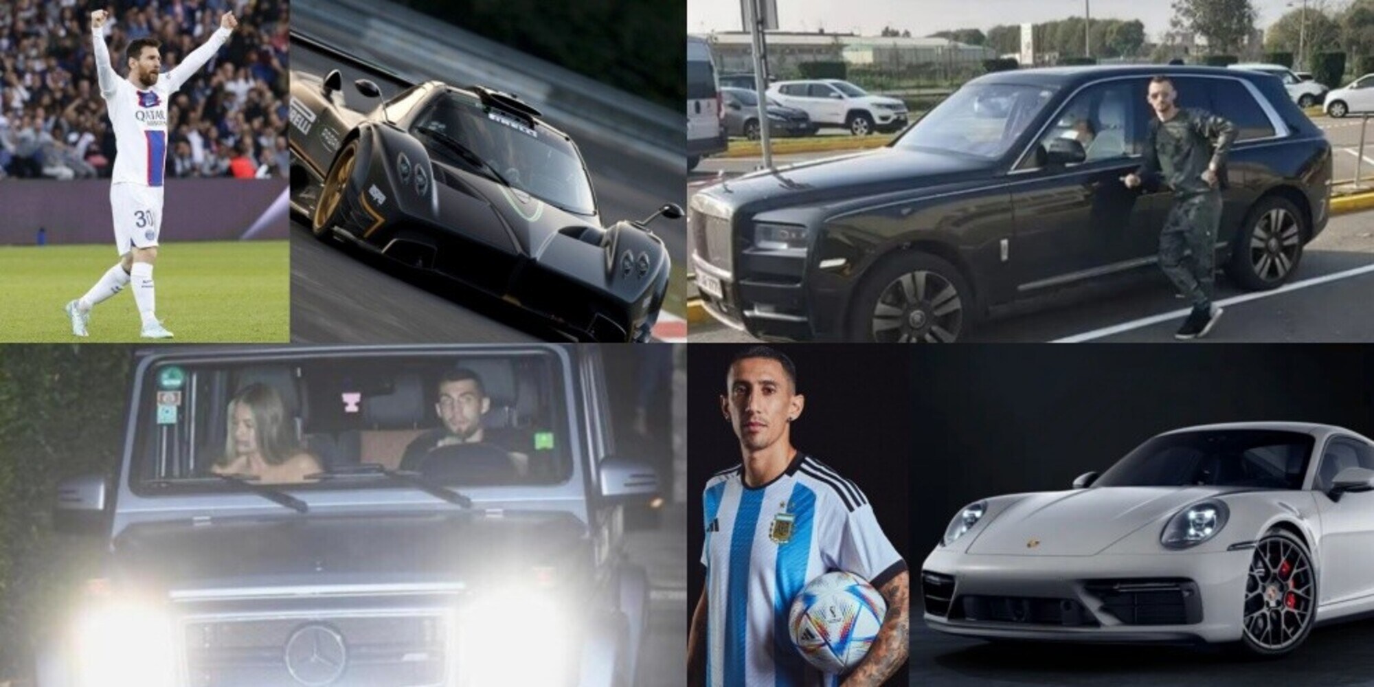 Argentina-Croazia: Messi e Brozovic si sfidano al rombo di supercar