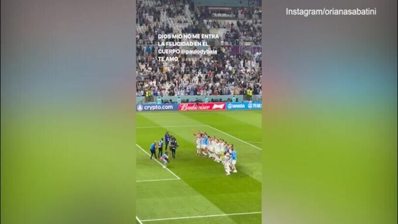 Argentina, Oriana festeggia Dybala: "Troppa felicità, ti amo"