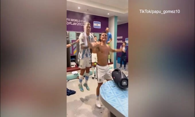 Argentina in finale, che festa negli spogliatoi! Ecco la reazione di Dybala