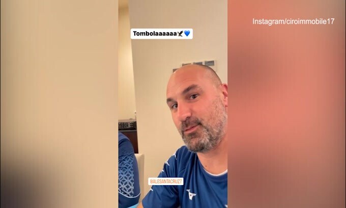 Lazio, Immobile "segna" anche a tavola: è tombola!