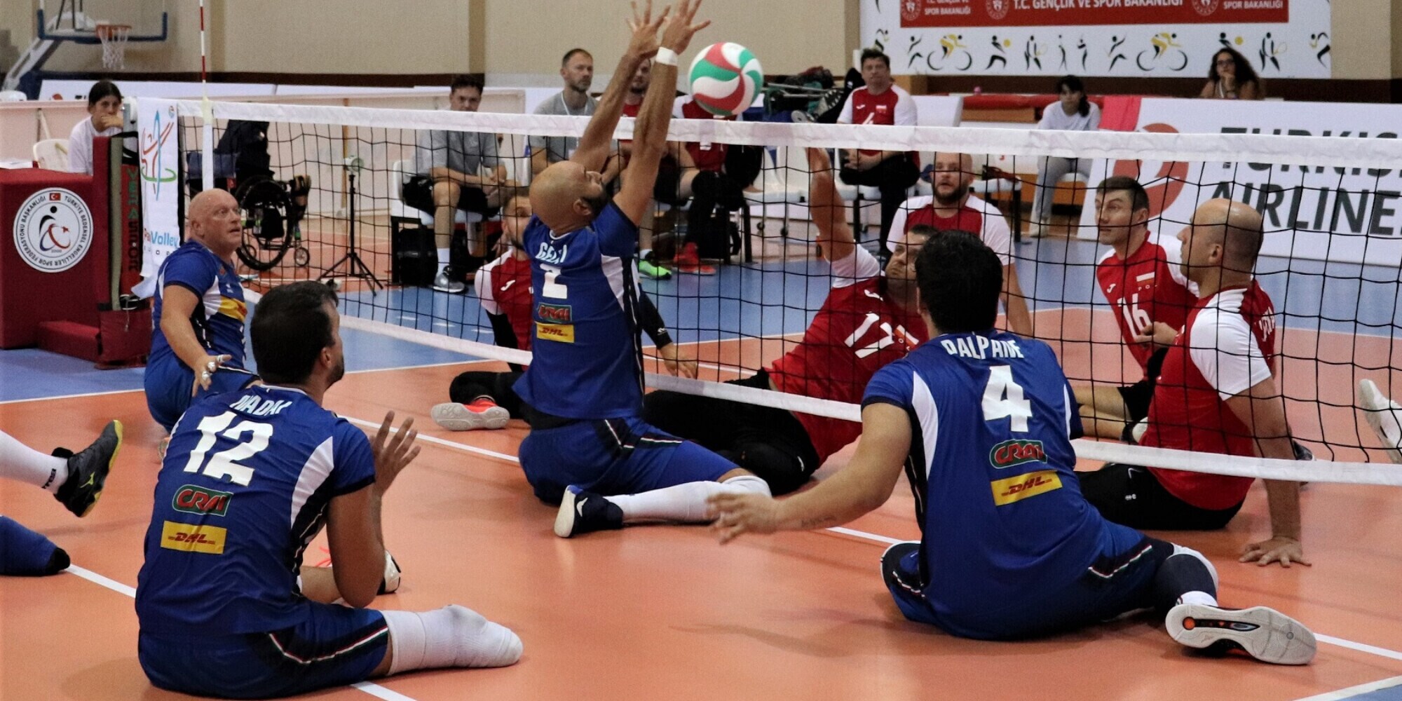 Sitting Volley: gli azzurri battono la Rep.Ceca e cedono alla Slovenia