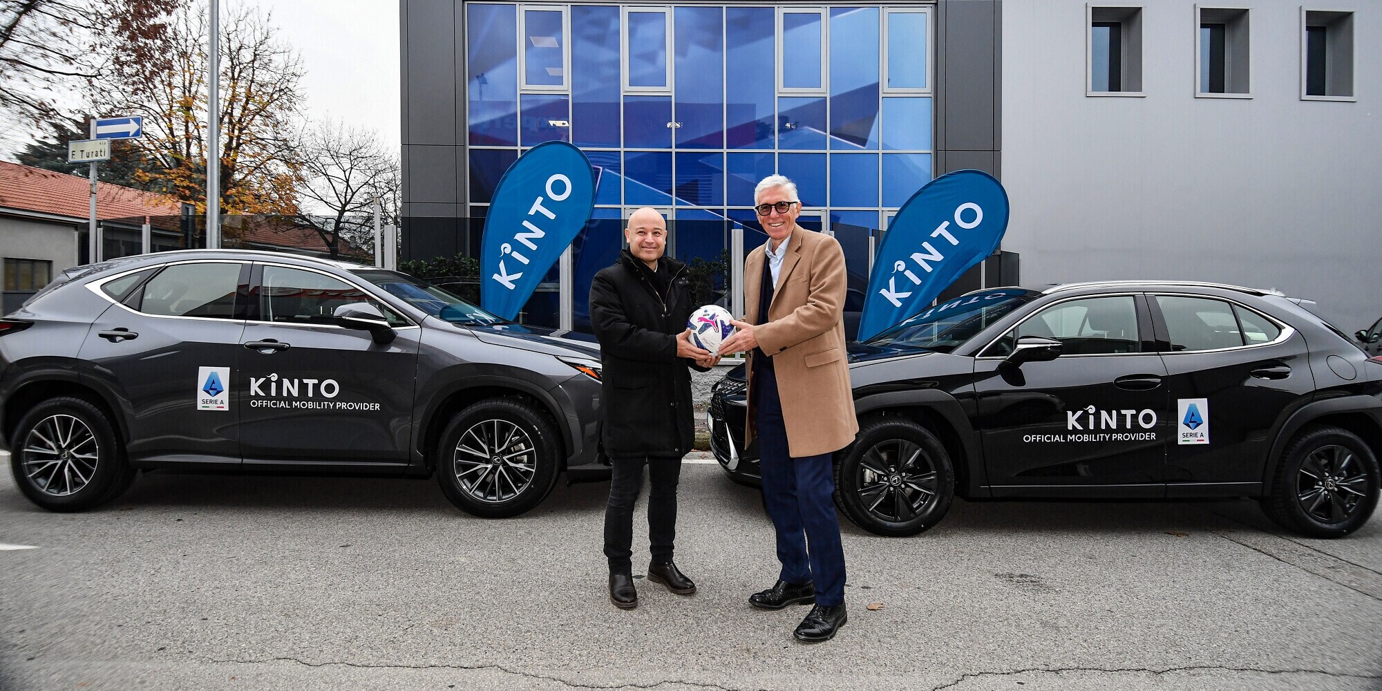 Lega Serie A e Kinto, collaborazione con le ibride Toyota e Lexus