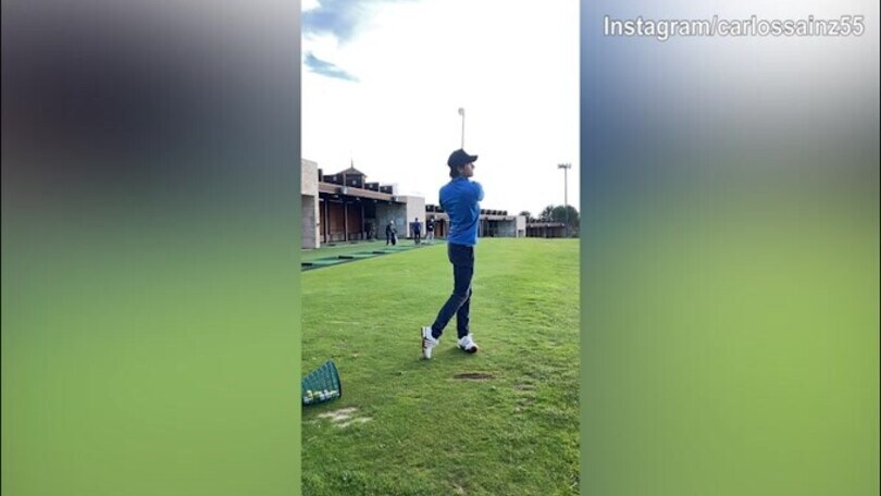 F1, Ferrari: Sainz, che campione a Golf!