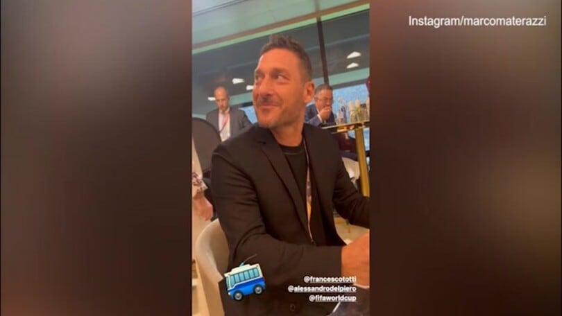 Totti show con Del Piero: "Me sembri er tranviere"