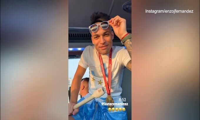 Argentina, il sorriso stanco di Lautaro: "Che bella mattinata, vero?"