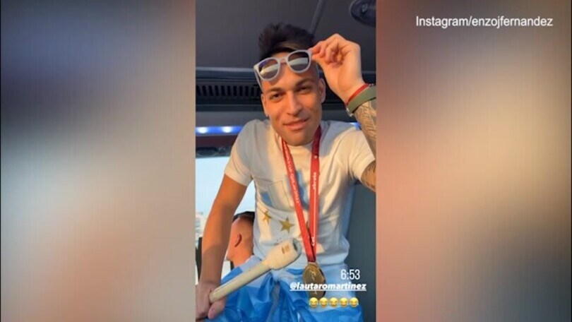 Argentina, il sorriso stanco di Lautaro: "Che bella mattinata, vero?"