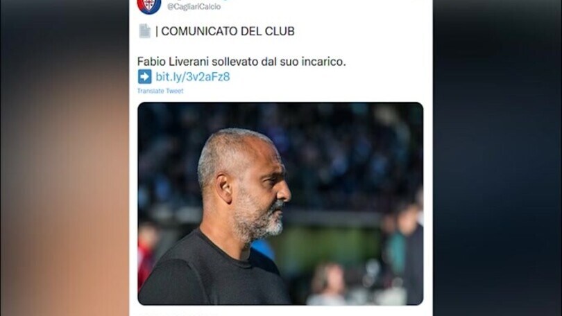 Il Cagliari cambia, è ufficiale: esonerato Liverani