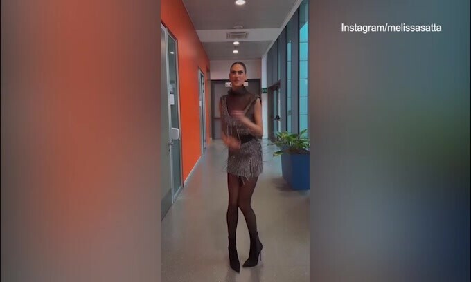 Melissa Satta versione Mercoledì Addams: il balletto è mozzafiato!