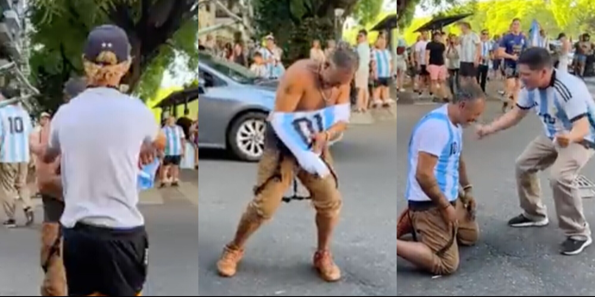 Il mendicante e la maglia dell’Argentina: l’emozione al regalo commuove il mondo VIDEO