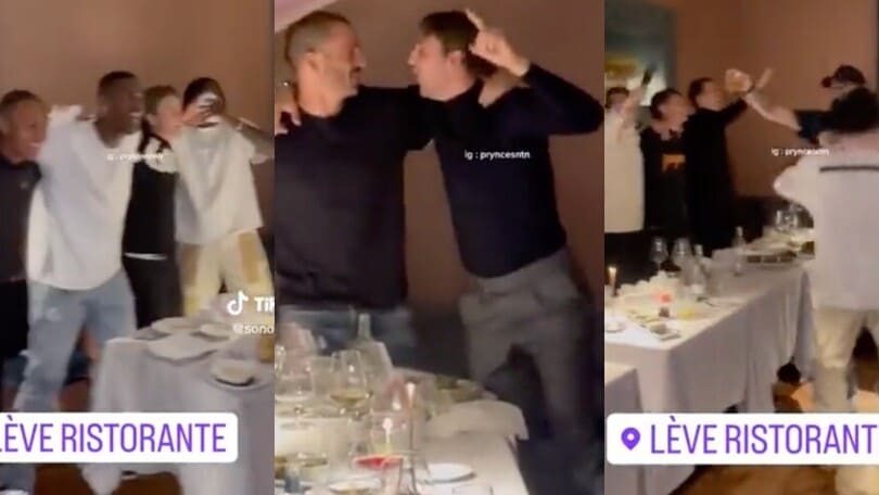 Juventus show, alla cena di Natale squadra scatenata