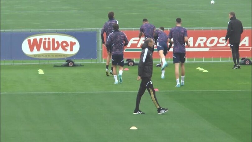 Juve, questa mattina l'ultimo allenamento pre-Natalizio