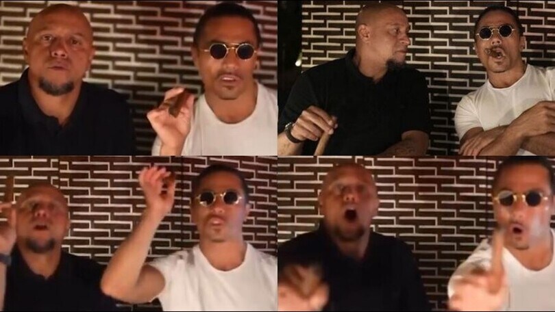 Roberto Carlos e Salt Bae, lo show con il sigaro diventa virale