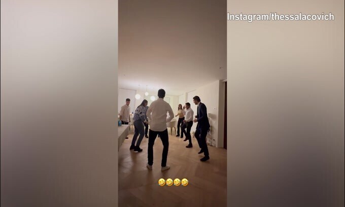 Juve, a Natale Locatelli diventa...ballerino