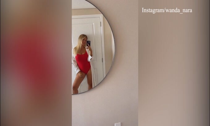 Wanda Nara pronta per la spiaggia, ecco la prova costume