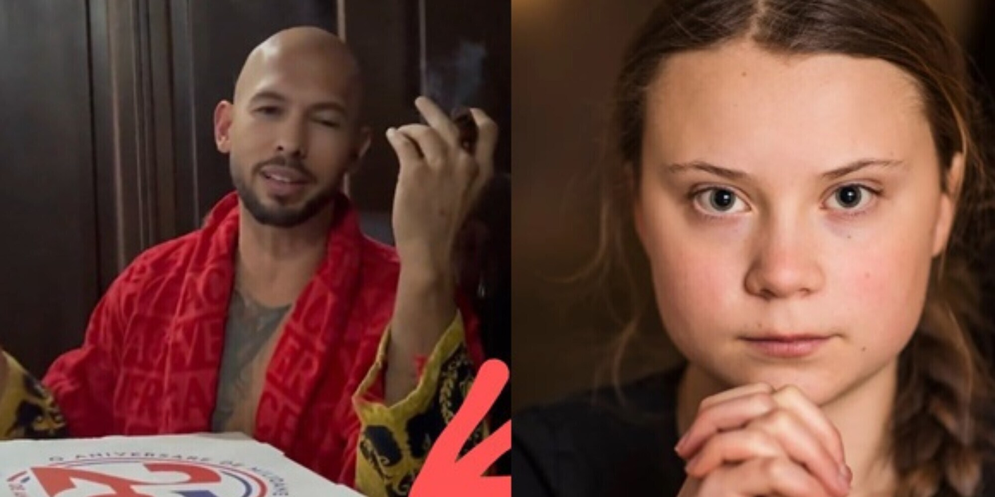 Andrew Tate arrestato, la pizza traditrice e Greta Thunberg: cosa è successo