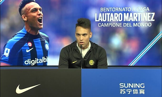 Lautaro Martinez: "Emozione unica la conquista del Mondiale"
