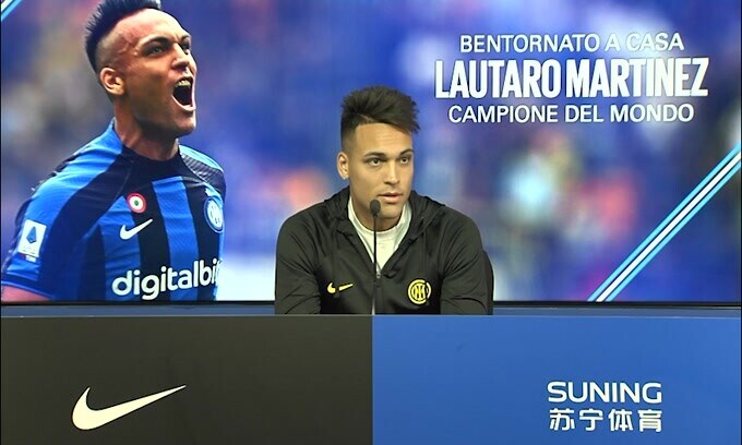 Lautaro Martinez: "Io e Lukaku stiamo bene"