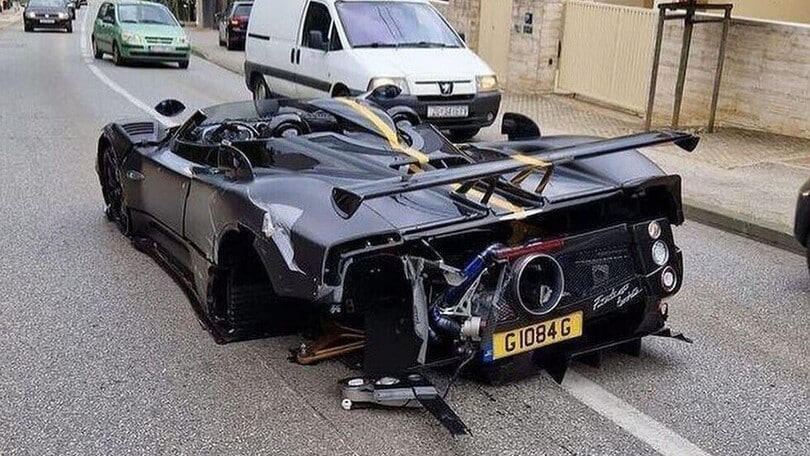Pagani Zonda da 20 milioni di euro e l'incidente più costoso del 2022
