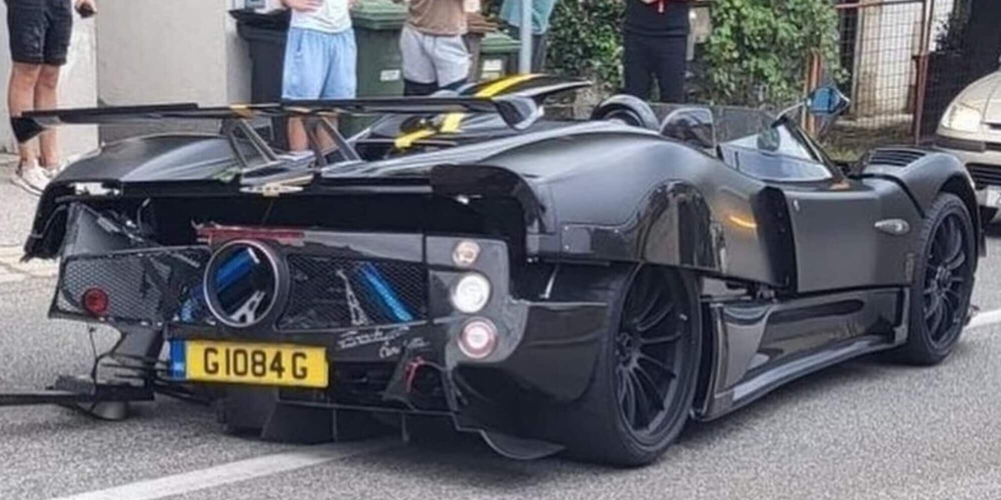 L'incidente più costoso del 2022? Quello della Pagani da 20 milioni di euro! VIDEO