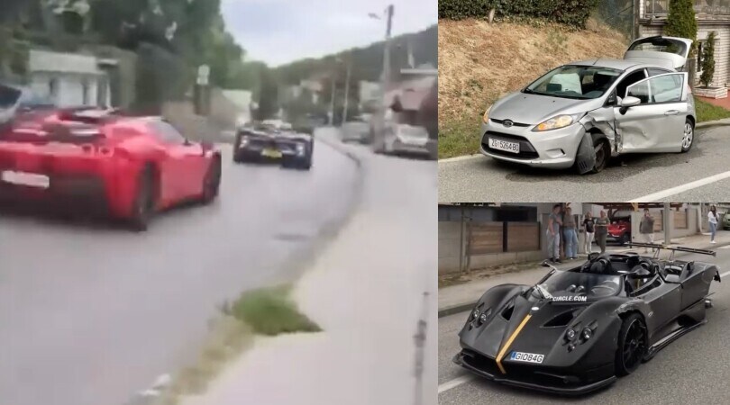 Può una Fiesta distruggere una rarissima Pagani Zonda da 20 milioni?