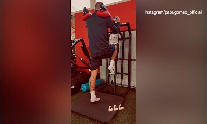 Gomez prova a bruciare le tappe: il video del duro allenamento