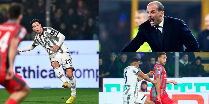 Cremonese-Juve, dalle urla di Allegri ai gol sfiorati: le immagini della sfida